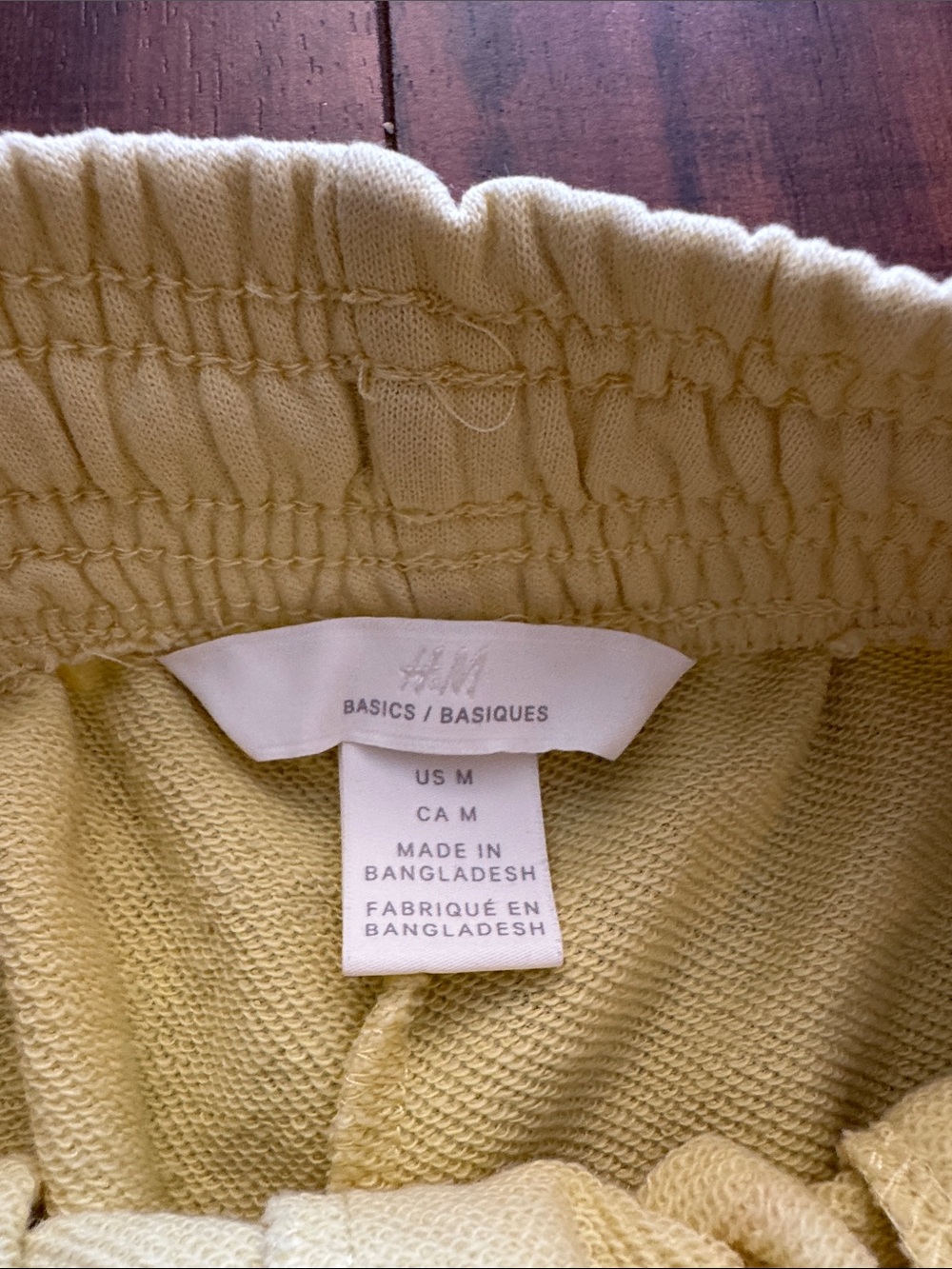 H&M Yellow Drawstring Shorts - Picture 3 of 5